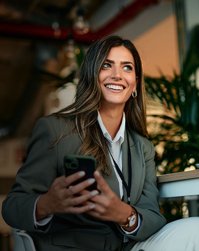 Professional receiving a gift card as a flexible and practical corporate reward option