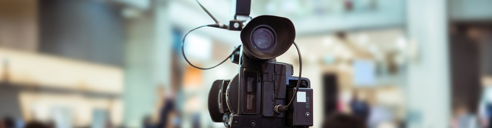Camera setup at the shopping centre capturing content for media collaborations and partnerships