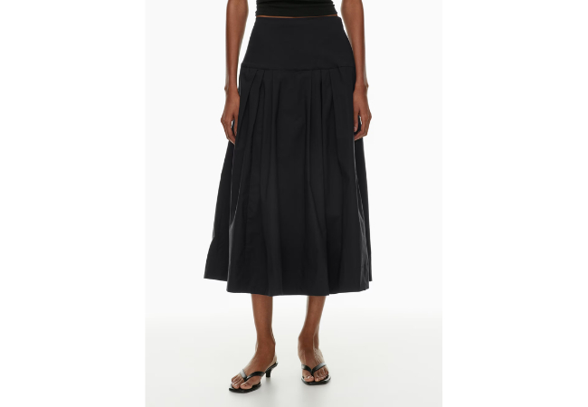 Babaton Chandelier Poplin Skirt at Aritzia