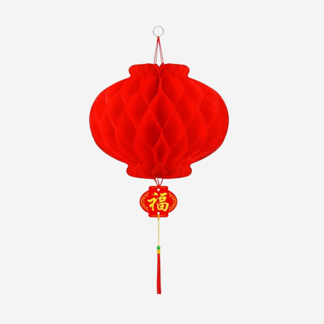 Chinese Red Paper Lantern Festival Decorations