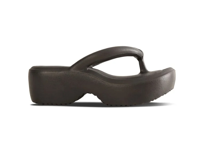 Jeffrey Campbell Women's Sun Gaze Platform Thong Sandals Black, Synthetic