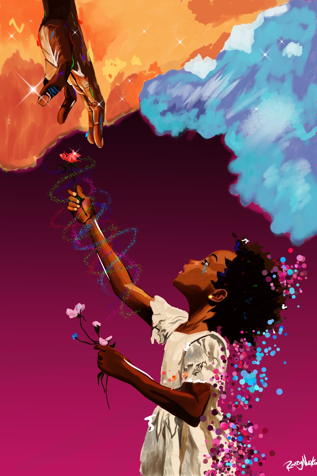 HOPE artwork reflecting resilience, faith, and personal strength through visual storytelling