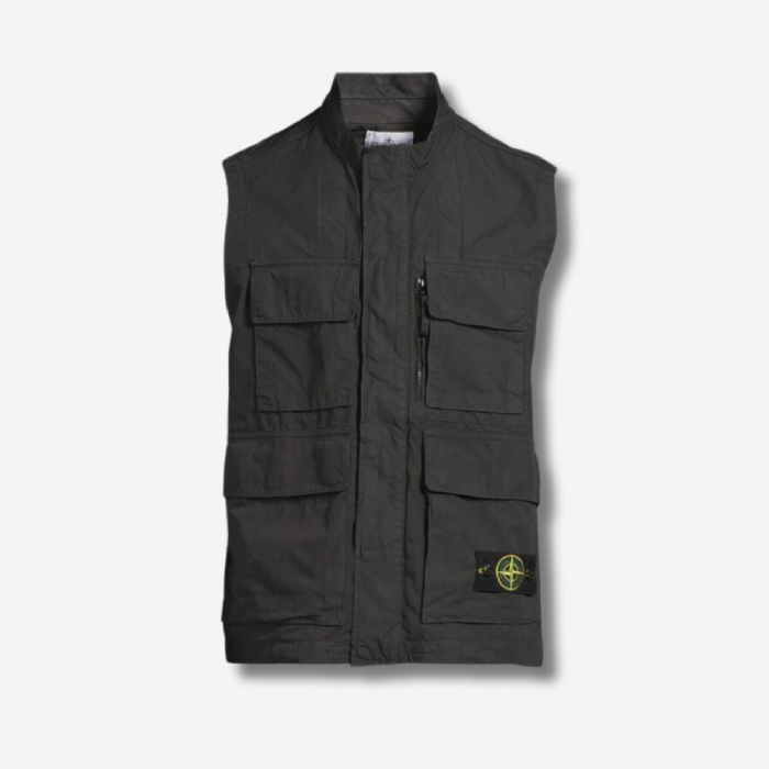 Stone island cotton canvas vest
