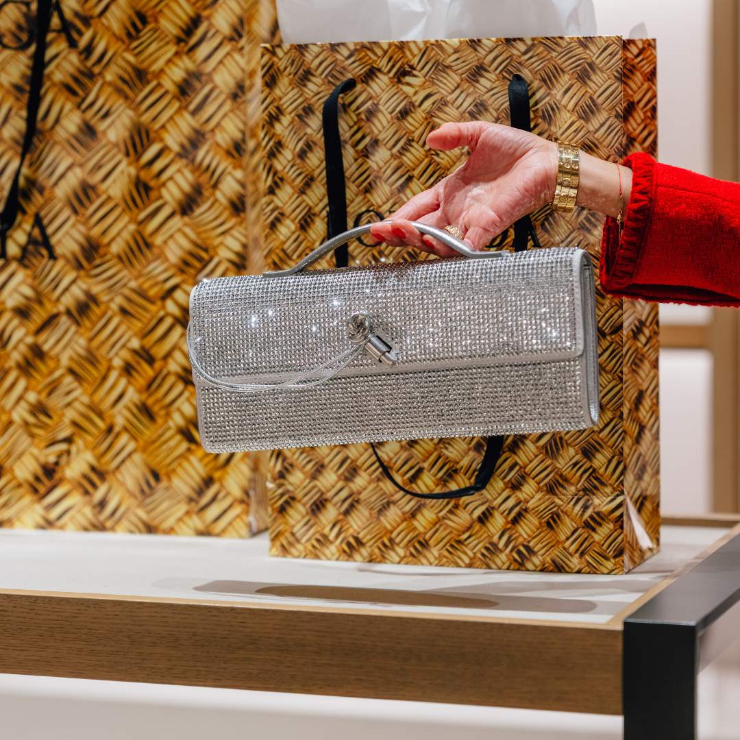 Bottega veneta silver woven