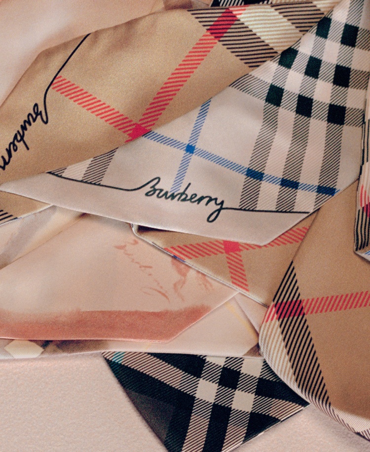 Burberry silk scarf