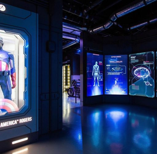 Captain america hall of uniforms