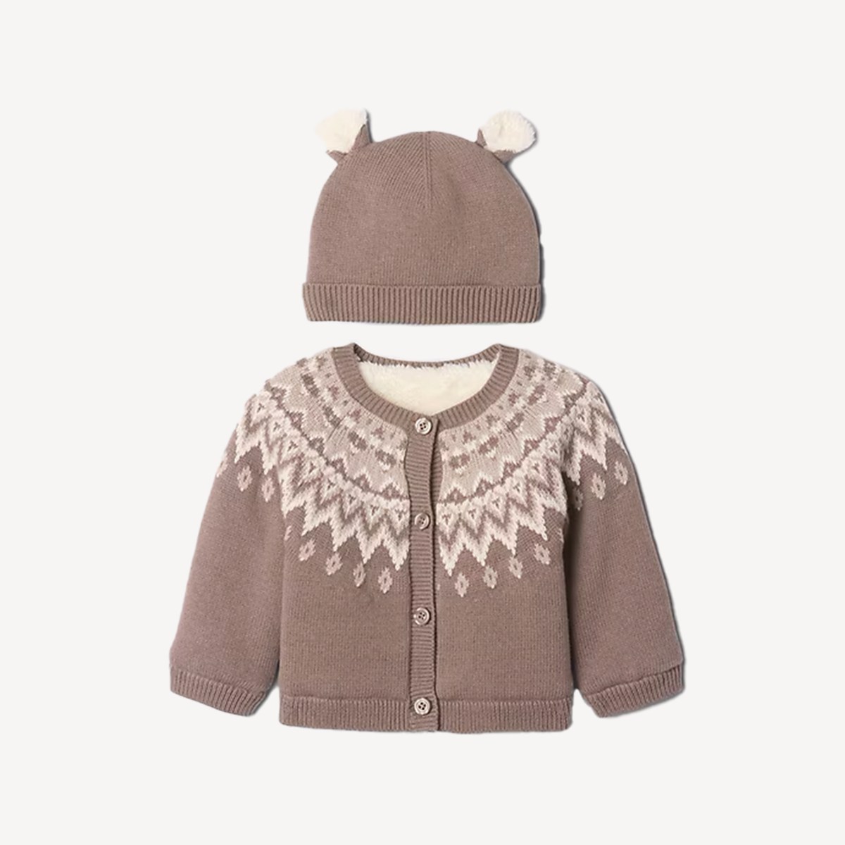 Gap Baby Fair Isle Cozy Cardigan Sweater Set