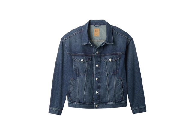 Gap Organic Cotton Relaxed Denim Icon Jacket, $79.99