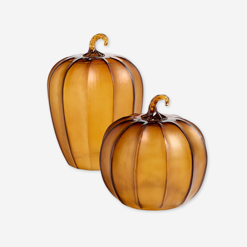 Crate & Barrel | Glass pumpkins