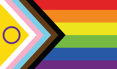 Intersex-inclusive progress pride flag