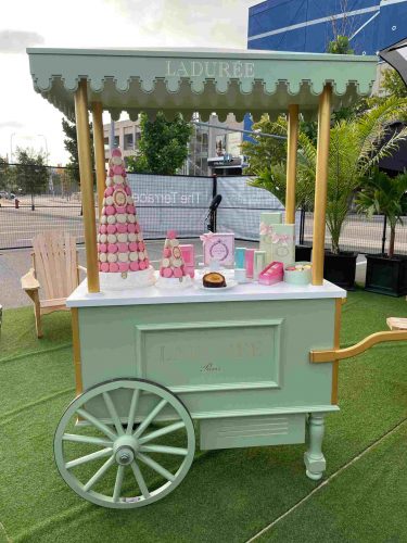 Laduree dessert cart