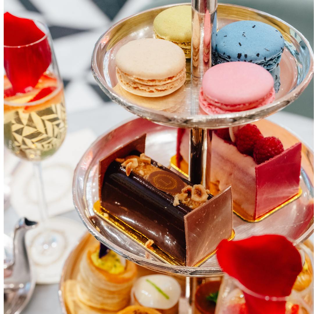 Laduree Macarons Dessert Stand