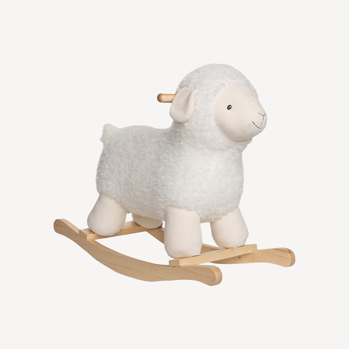 GUND Plush Baby Lamb Rocker With Wooden Base