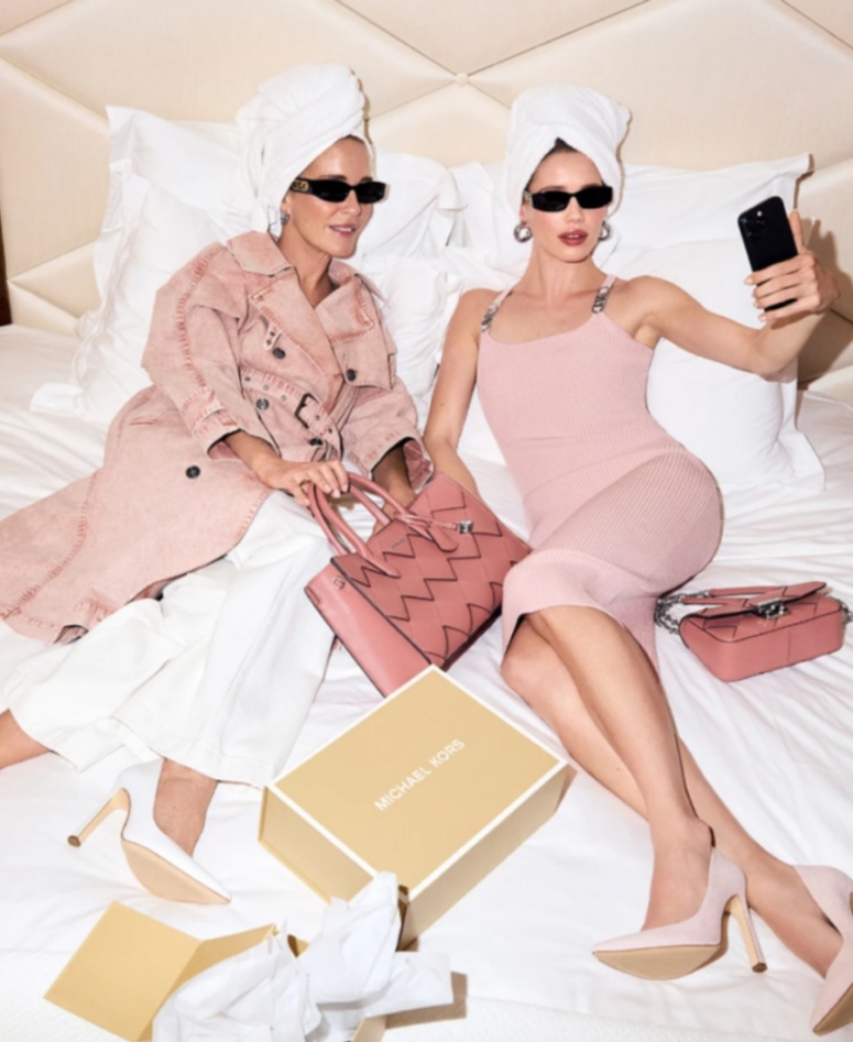 Michael kors photobooth with mom