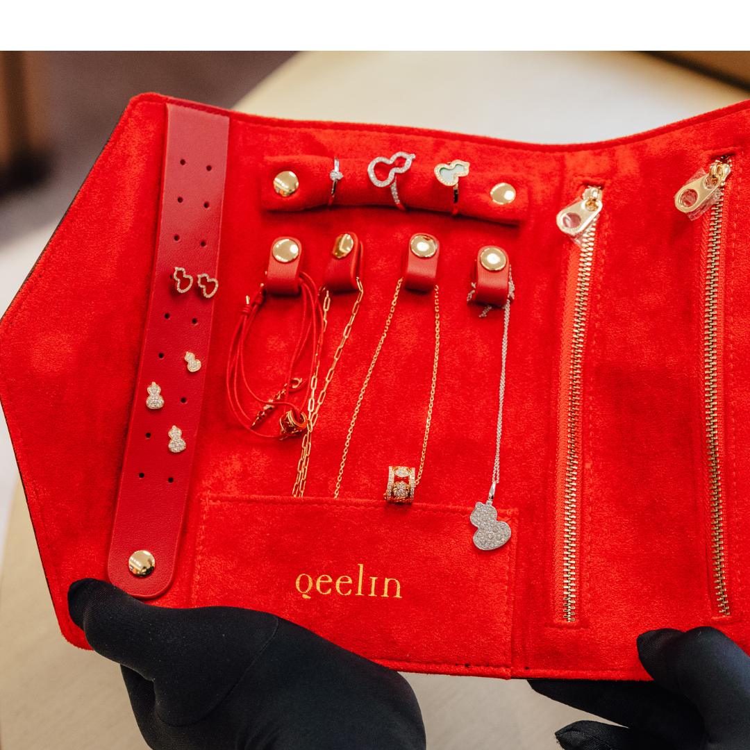 Qeelin jewelry travel case