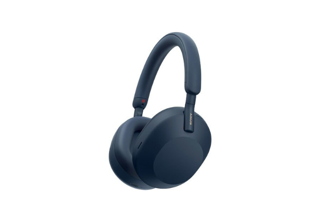 Sony WH-1000XM5 Wireless Noise-Cancelling Over-Ear Headphones - Blue at The Source, $499.99