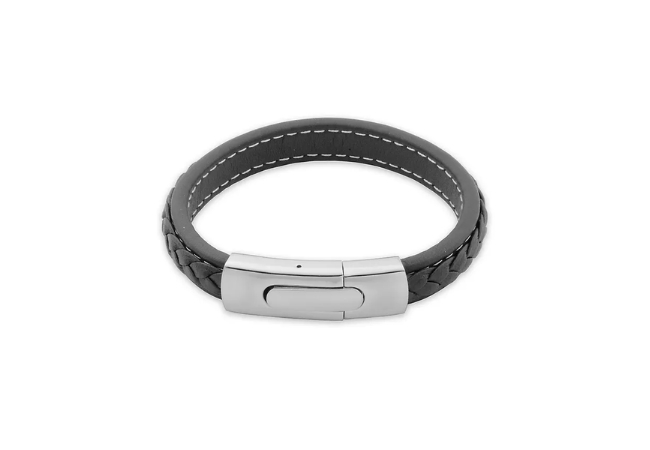 STEELX Men's Leather Bracelet at Hudson's Bay, $50