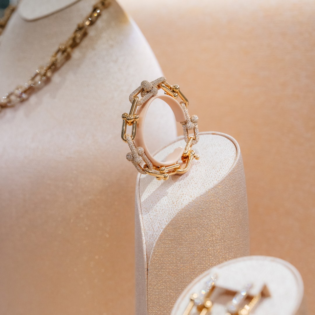 Tiffany gold link necklace