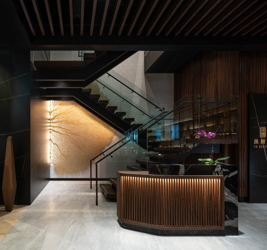 Yu seafood entrance lobby