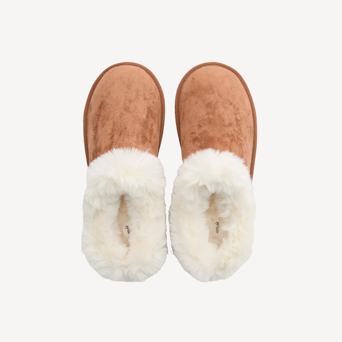 Aerie Fur Scruff Slippers