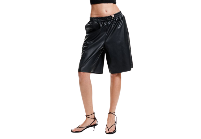 H&M Coated Bermuda Shorts