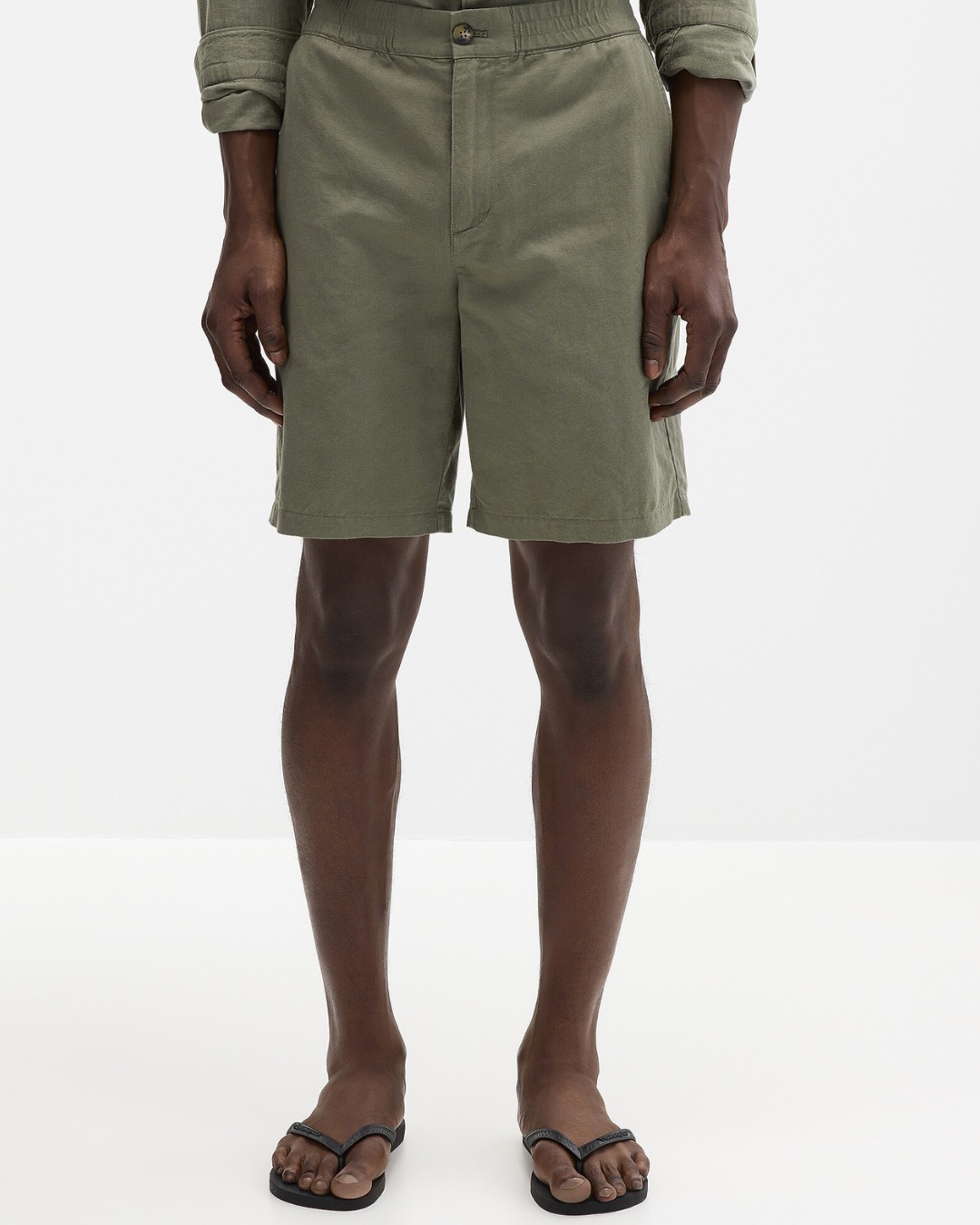 Le31 Cotton-linen Bermudas