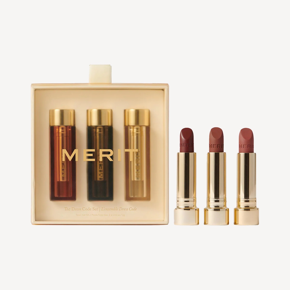 Merit The Dress Code Lipstick Set