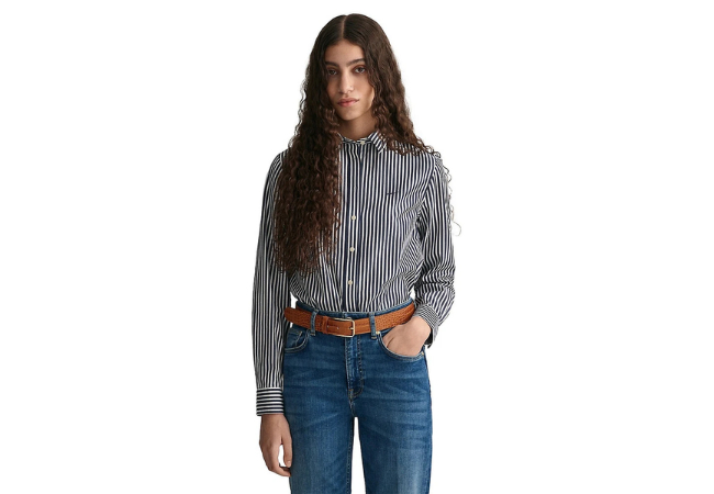 Gant Striped Poplin Shirt at Hudson's Bay