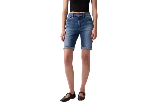 Gap-9 high rise bermuda shorts