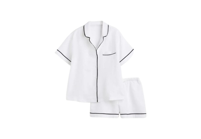 H&M linen blend pajamas