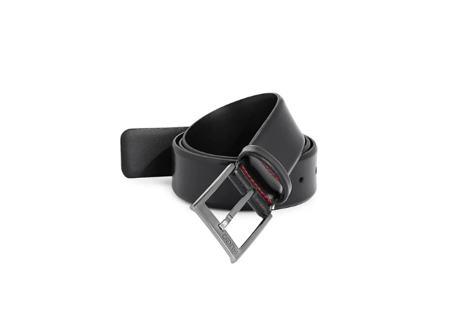 HUGO Men's Logo Leather Belt at Hudson's Bay, $98