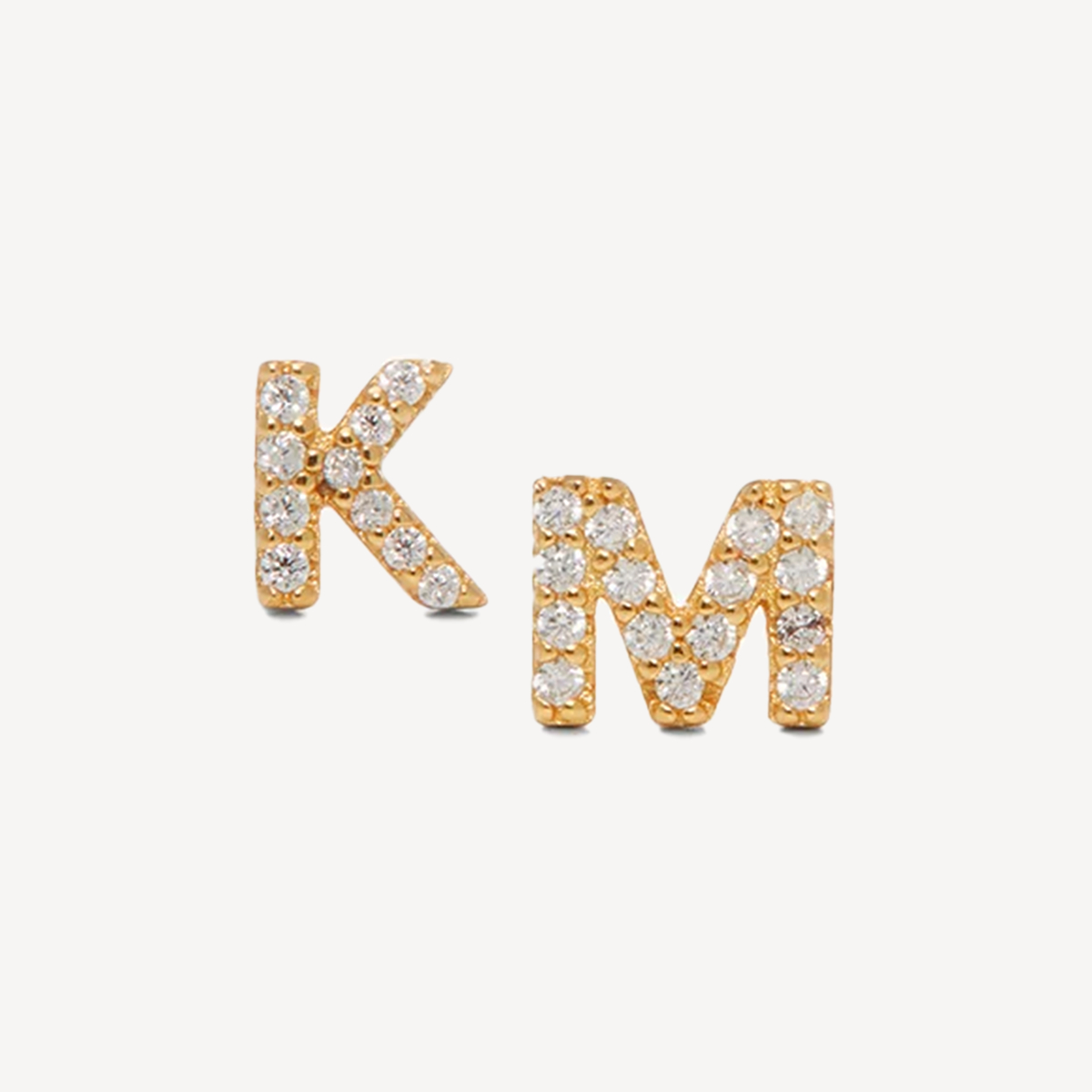 Hillberg & Berk Single ABC Stud Earring