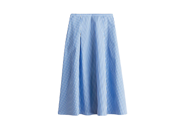 H&M A-line Poplin Skirt