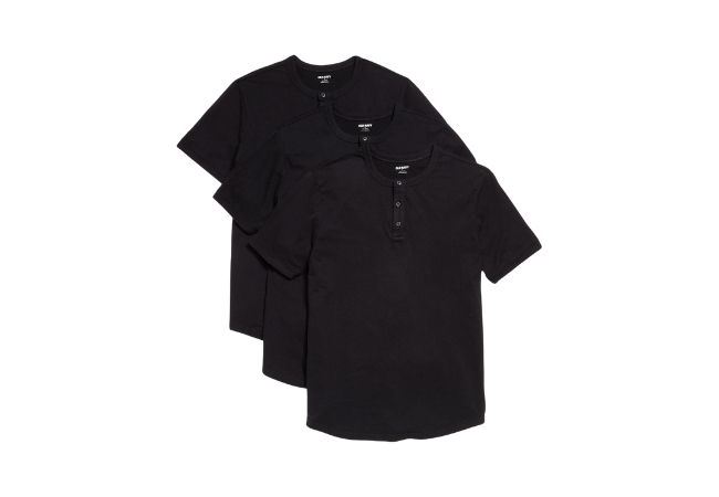 Old Navy 3-Pack Henley T-Shirt, $42.9
