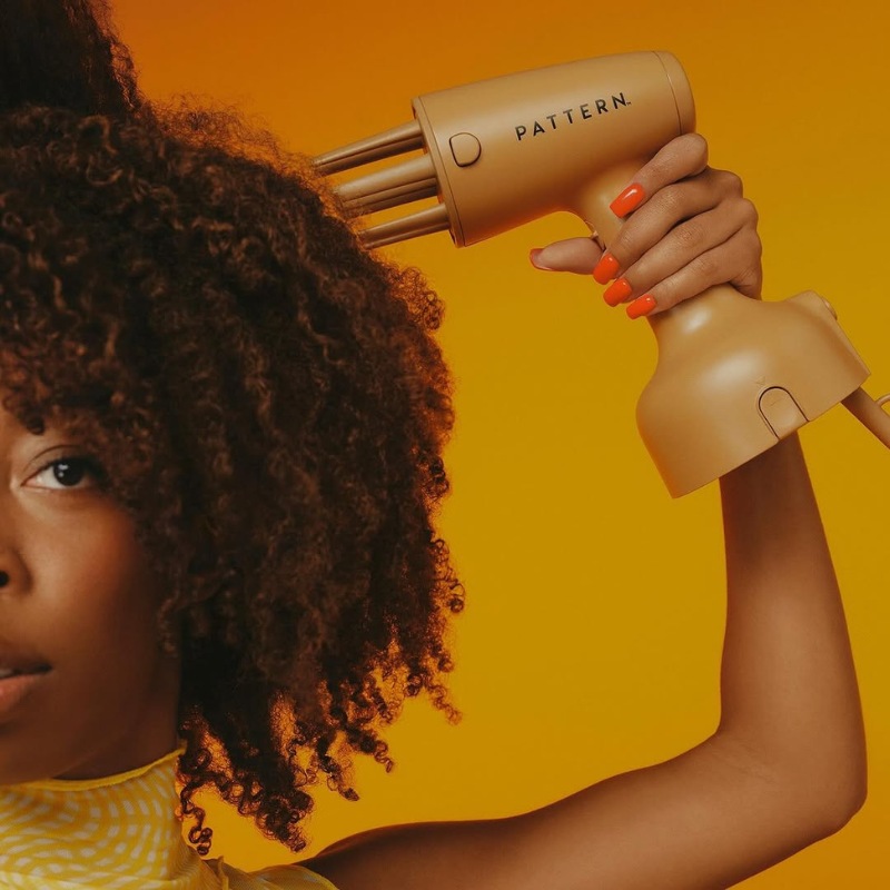 Pattern hair dryer curly hair