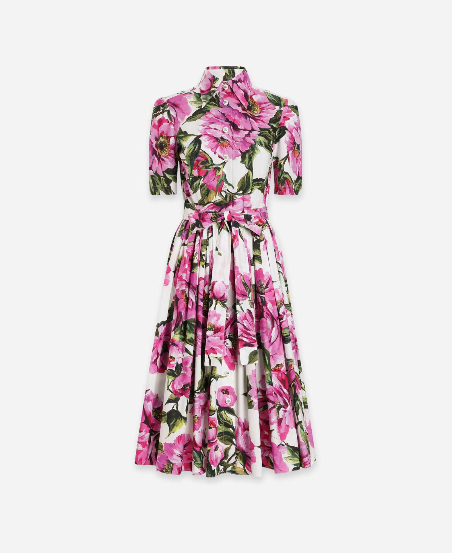 Print Shirt Dress