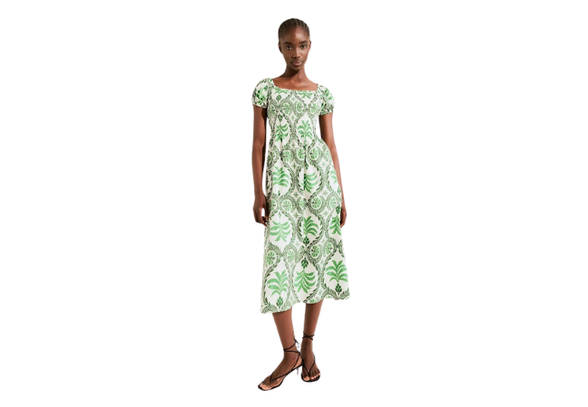 H&M Off-the-shoulder Poplin Dress