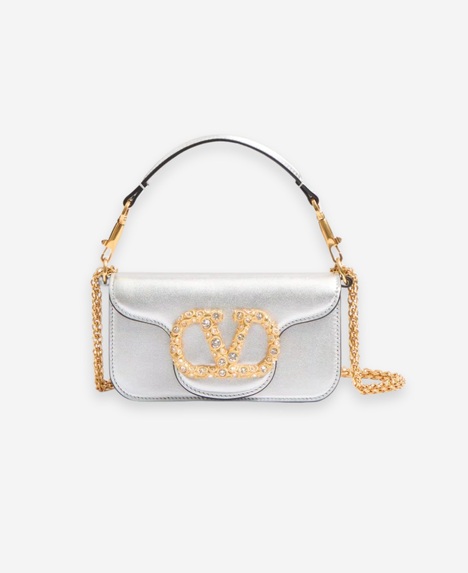 Small Shoulder Bag with Jewel Logo