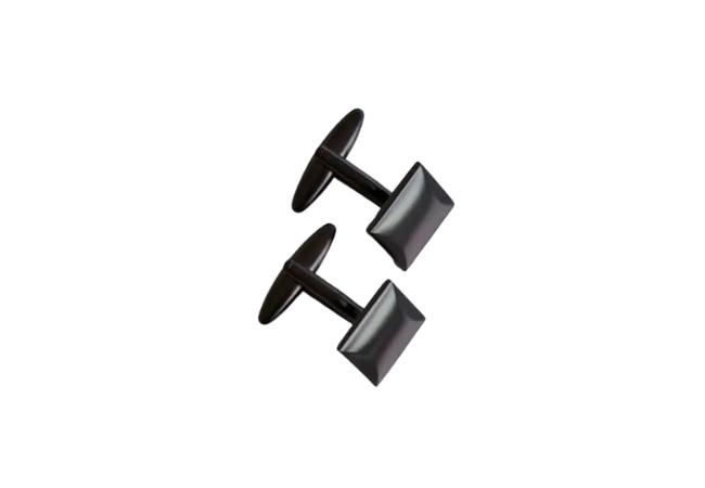 RW&Co Square Matte Black Cuff Links, $39.90