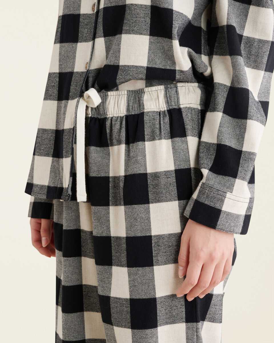 Womens park plaid pajama set from roots.