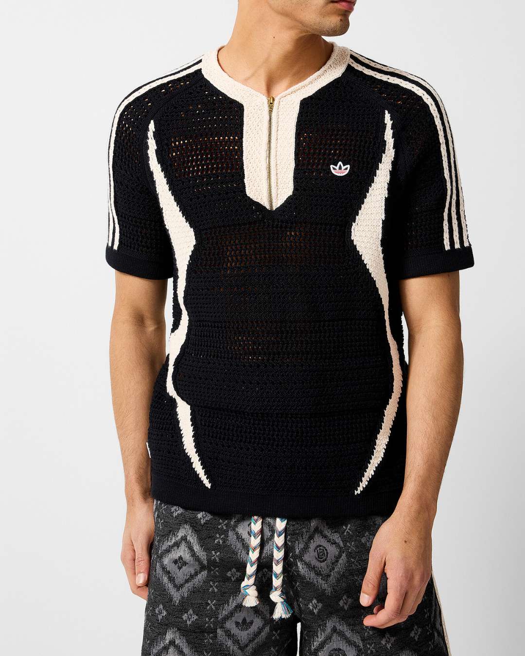 Adidas Zipper Knit Soccer Jersey