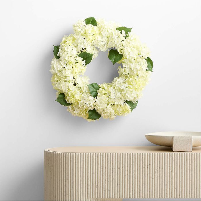 Crate barrel faux wreath