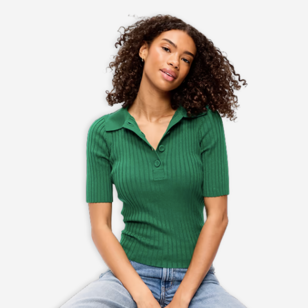 knit polo